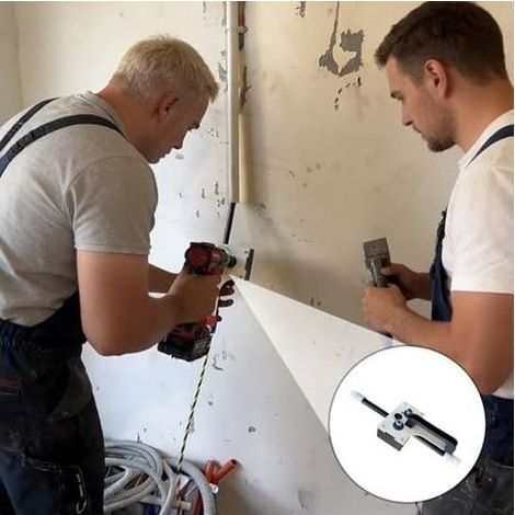 Outils de tirage câbles pour conduits Tire-fil électrique 8mm - électricien, espaces exigus, plafond, souterrain, centre données, automobile, HVAC Noir (1/5)
