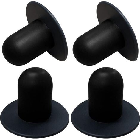 Set mit 4 Ersatzfilterkappen für Bestway- und Intex-Poolpumpen (schwarz) (1/4)