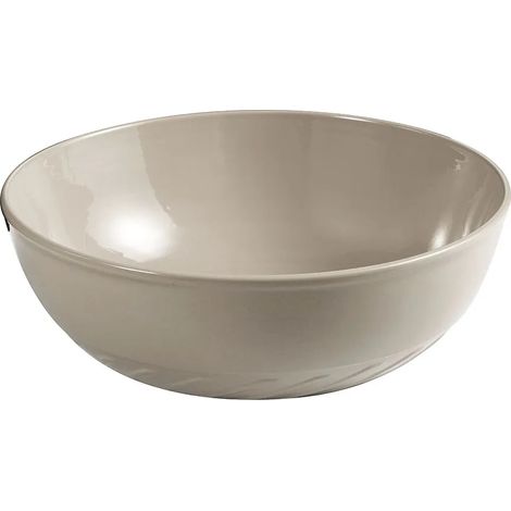 Lavabo da appoggio 33 cm sabbia con rilievi sul fondo Logos (1/4)
