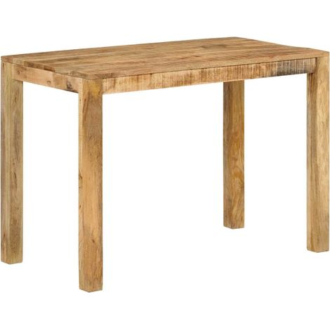 vidaXL Mesa de comedor madera maciza de mango 110x55x76 cm (1/5)