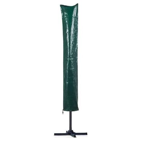 Housse de parasol avec fermeture éclair, housse de protection pour parasols de jardin, résistante aux UV, coupe-vent, imperméable, housse de parasol en PE – 180 x 30 cm (Vert) (1/5)