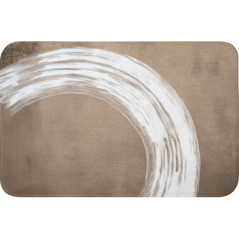 TAPPETINO DA BAGNO Vernice - Marrone - Japandi 60x40 cm