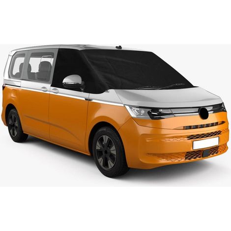 Windschutzscheibenabdeckung für VW T7 2021-2022, 600D Oxford, Ganzjahresnutzung, Schwarz (1/5)