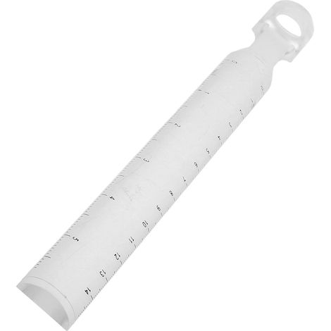 Règle en plastique avec loupe x2 et échelle graduée, outil pour (1/5)