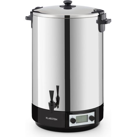 Klarstein KonfiStar 50 Digital Olla pasteurizadora Dispensador de bebidas 50L 100°C 180min