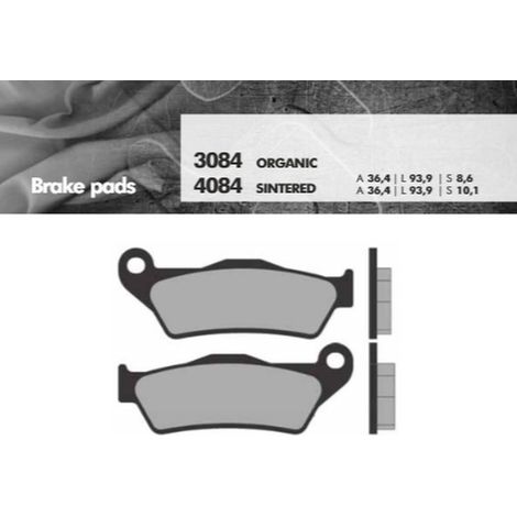 Pastillas de freno BRENTA KH363 de metal sinterizado (doradas) para BMW, traseras (FT 4084)