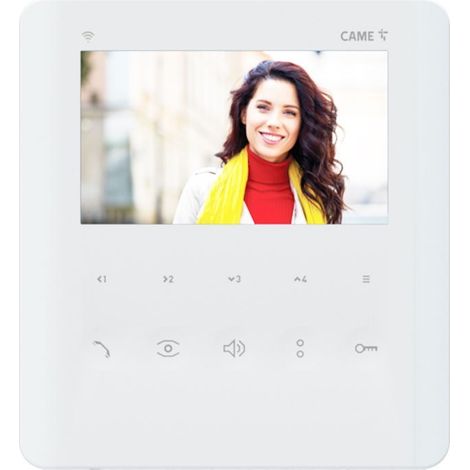 Videocitofono vivavoce ultrasottile Bianco display LCD 5" tasti soft touch PLX V WIFI X1 BPT 840CH-0130 (1/3)