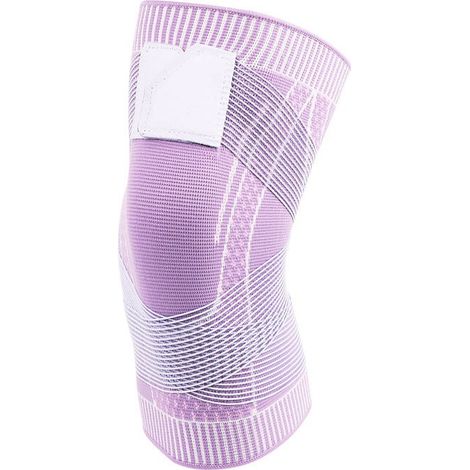 Lot de 1 genouillère sport homme femme, bande élastique pressurisée soutien fitness, basketball volleyball, attelle protectrice bandage (Violet Upstart, Taille S) (1/5)