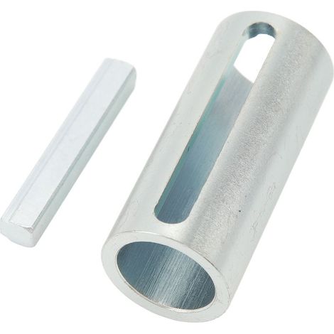 Manchon d'adaptateur vilebrequin moteur essence 1 pouce à 3/4 pouce, réducteur d'arbre de poulie avec clavette étagée pour voiture (1/5)