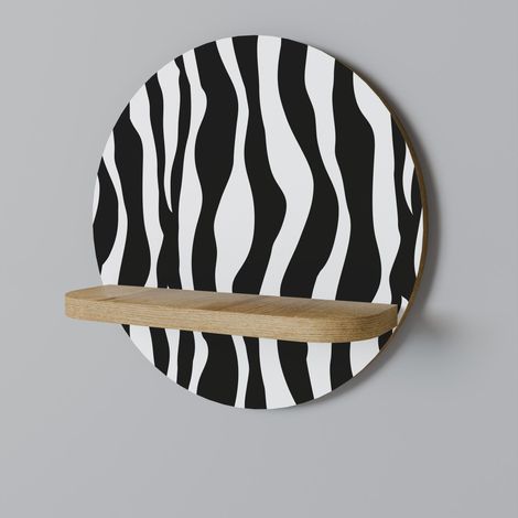 ZEBRA ECHOES Rundes Regal (1/5)