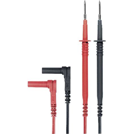 Gossen Metrawatt KS17-S Cordon de mesure pointe de test mâle 4 mm 1.50 m rouge/noir 1 pc(s) X930612