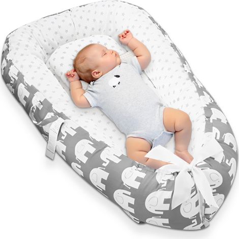 1 lit bébé en coton, portable et démontable, adapté aux nouveau-nés, environnement naturel, usage intérieur (1/5)