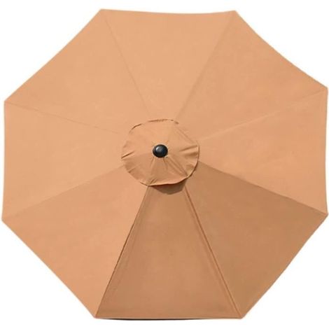 Toit de remplacement pour parapluie de patio 3m,YSTP Toit de remplacement pour parapluie d'extérieur avec 8 baleines,Kaki (1/4)