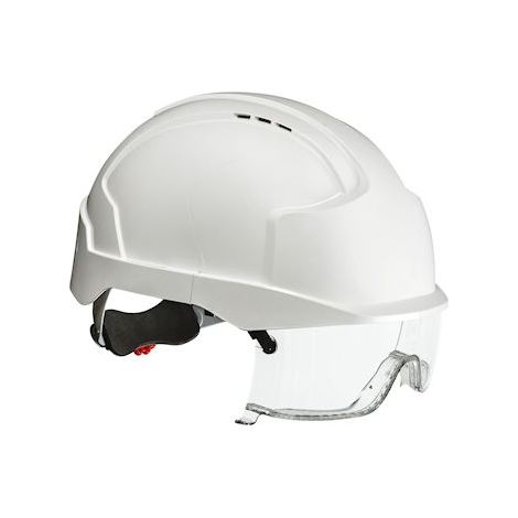 Bizline-731686 BIZLINE 731686 - Casque electricien confort vista blanc avec surlunettes