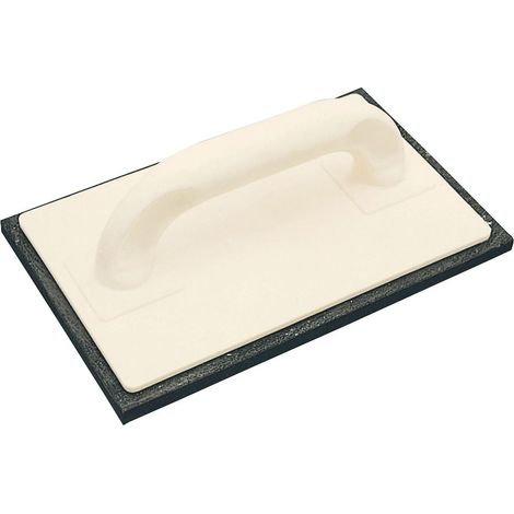 KAUFMANN Kunststoff Reibbrett mit 10 mm Moosgummi 280 x 140 mm