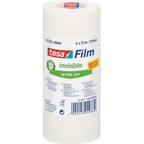 tesa 57333-00000-03 tesafilm Invisible mat (L x l) 33 m x 19 mm 6 pc(s) W680161 (1/3)