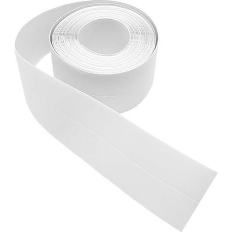 Plinthe Autocollante - Flexible - PVC - 4,5 M x 38 Mm - Pour Finition Murale Et Sol - 1 Pièce (1/5)