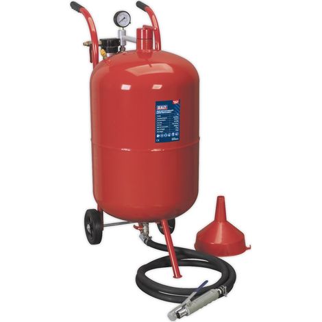 Sealey SB998 Shot Blaster with Water Trap & Wheels 75L