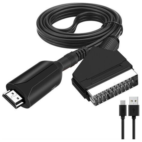 Convertisseur péritel vers Hdmi adaptateur Audio vidéo pour Hdtv/dvd/décodeur/ps3/pal/ntsc Starlight (1/4)