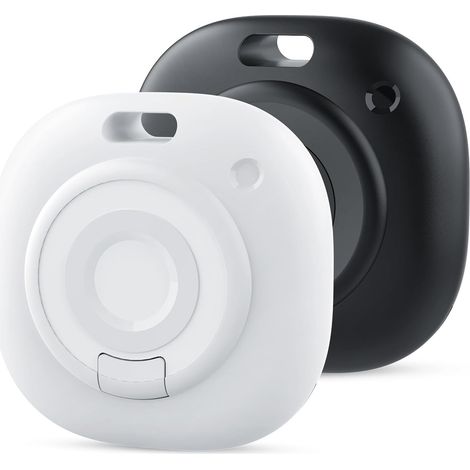 Intelligenter Bluetooth-Tracker, kompatibel mit Apple „Wo ist“ (nur iOS), für Schlüssel, Koffer, Gepäck, Geldbörsen, Taschen, Fahrräder (2 Stück) (1/5)