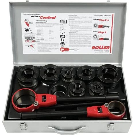 [NEUWERTIG] Gewindestangenschneider ROLLER + Zentralkoffer Set R R 3/8-2"