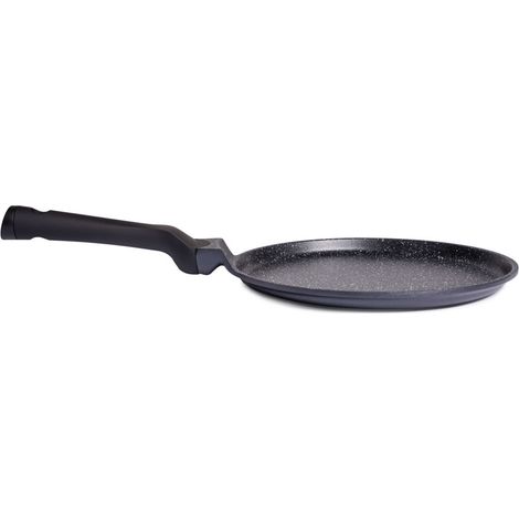 Padella per pancake da 28 cm herenthal rivestita in marmo antiaderente durevole