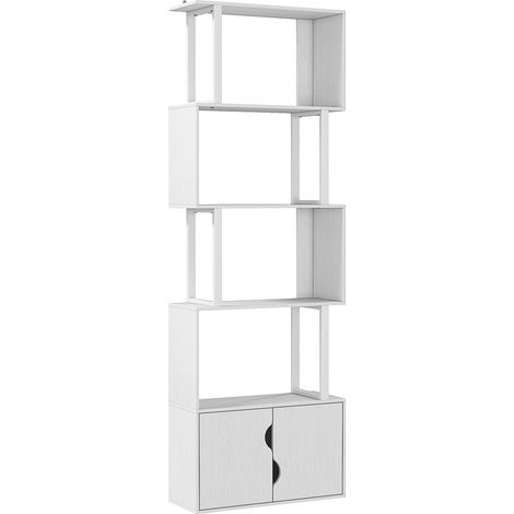 Etagère Zig-Zag 5 niveaux SLEEN blanc (1/5)