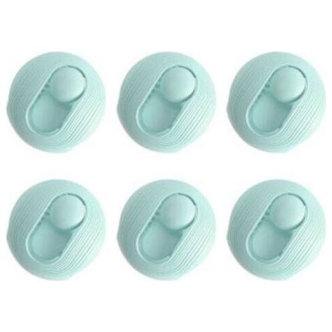 Housse de couette anti-course sans aiguille de sécurité domestique boucle invisible 6 pack (vert menthe) (1/4)