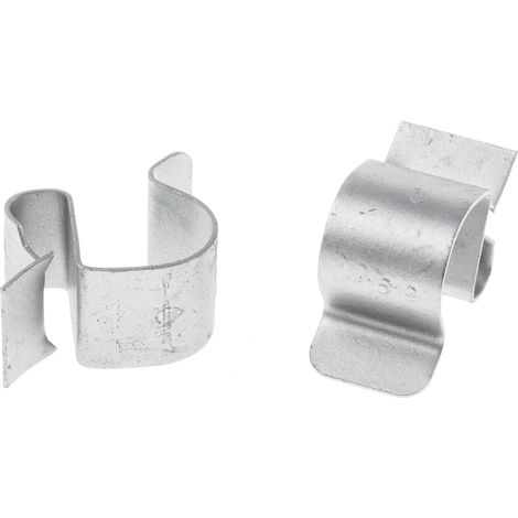 Rs Pro – Clip pour rebord de poutre – Acier – Épaisseur de bride 4 à 7 mm – Plage diamètre câble 15 à 19 mm – Lot de 25