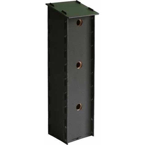 Eco Sparrow Tower - Recycled LDPE Plastic/Wood - L17 x W17 x H65 cm