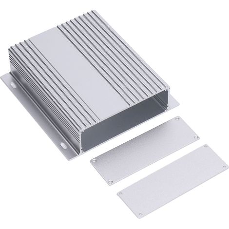 Boîtier aluminium 6063-T5 bricolage électronique coffret connexion platine dissipateur 41x147x150mm argent mat lot 2 (1/5)
