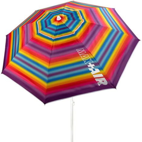 Aktive Strandparasol mit buntem Design, Durchmesser 200 cm