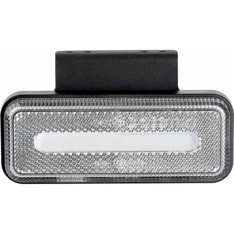 Lámpara de posición LED OM-02-W rectangular blanca amio-02377 (1/5)