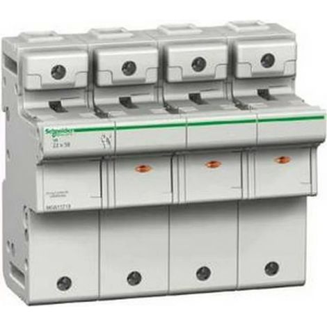 Schneider MGN15718 – SBI-Sicherungshalter, TRI + NEUTRAL, Sicherungen 22 x 58, 80 A
