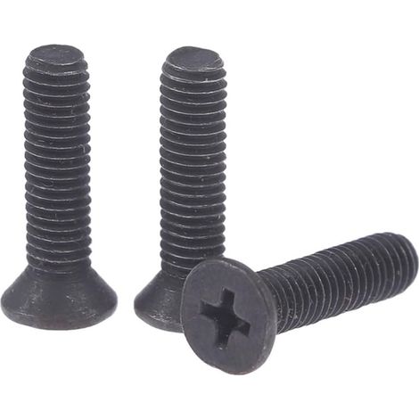 Bohrfutteradapterschrauben – 10er-Pack – Schwarzes Metall – Linksgewinde M5 25 mm – Für Bohrmaschinen (1/5)
