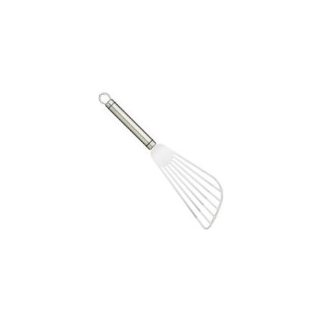 Spatule professionnelle, acier inoxydable, couleur argentée, 25,5 cm-Crezuo (1/4)