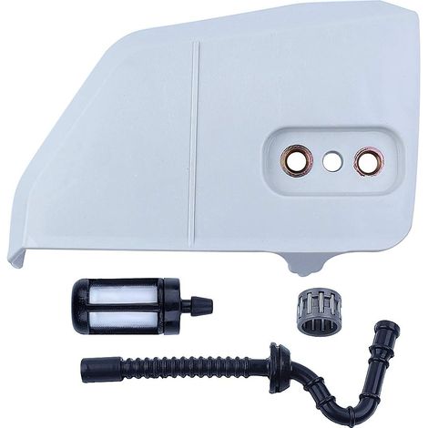 Chaîne pignon Couvercle d'embrayage Roulement à aiguilles Kit de filtre de ligne de carburant adapté pour tronçonneuse STIHL 017 018 021 023 MS170 MS180 MS210 MS230 MS250 (1/5)