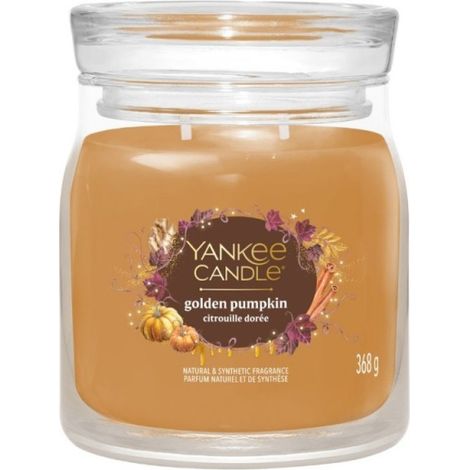Candela Golden Pumpkin 368 g – Duftkerze für eine gemütliche Atmosphäre