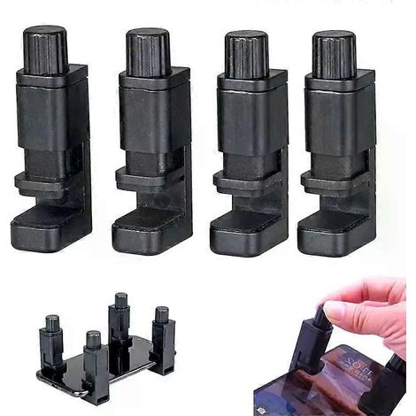 à 16 pinces de fixation noires réglables pour la réparation de téléphones portables et d'écrans LCD. (1/4)