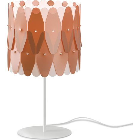 Lampada Da Scrivania-Ufficio Moderna Amanda Polilux ® Rame E Metallo 1 Luce E27 (1/2)