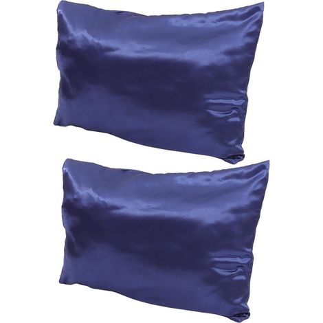 Seidenkopfkissenbezug Bett 2stücke aus Kunstseide Polyester-Kissenbezug mit Hotelverschluss (1/5)