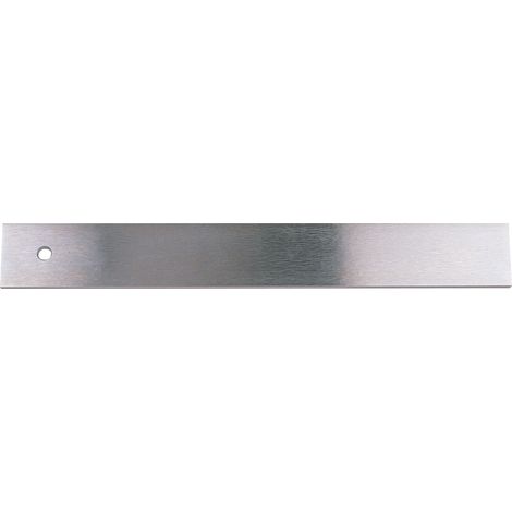 Règle de mesure en acier polie sans graduation norme d'usine 300x40x5 mm MIB WPL300