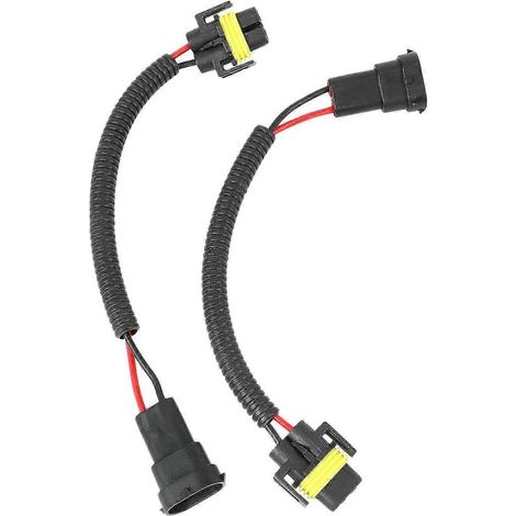 2 piezas 9006 a H11 H8 Conector de conversión de faros antiniebla Arnés de cableado Enchufe Cable Conector de enchufe (1/4)