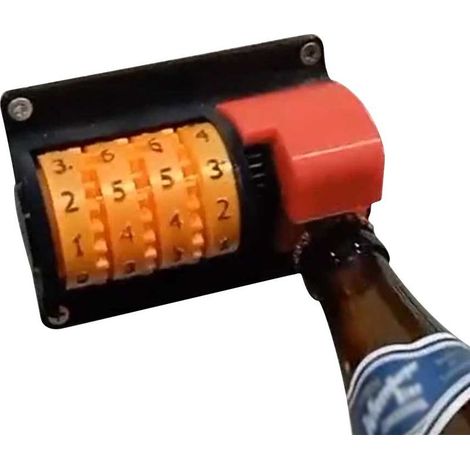 Wandmontierter Flaschenöffner für Biertheken, Bars, Küchen, Chalets, Spielzimmer, Karaoke-Räume (1/5)
