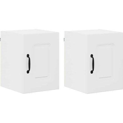 Meuble mural de cuisine,Armoire de cuisine 2 pcs Blanc brillant 30 x 31 x 40 cm CFW18670 (1/5)