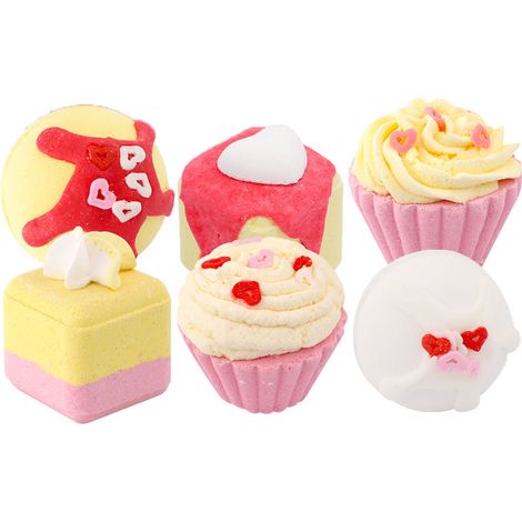 Bombes De Bain - Set Cadeau Pour Bain À Bulles Et Soins Relaxants - Idéal Pour Fêtes Et Occasions Spéciales - 6 Pièces (1/5)