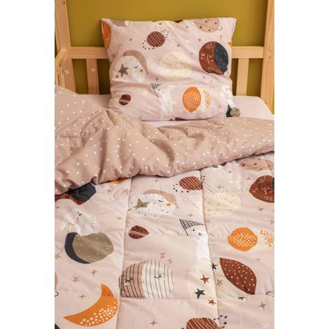 Couette toutes dimensions "Sky Dream" Réversible 100% Coton / 57 Fils/cm² l'Effet Papillon -  - 200 x 200 cm pour lit en 120 cm