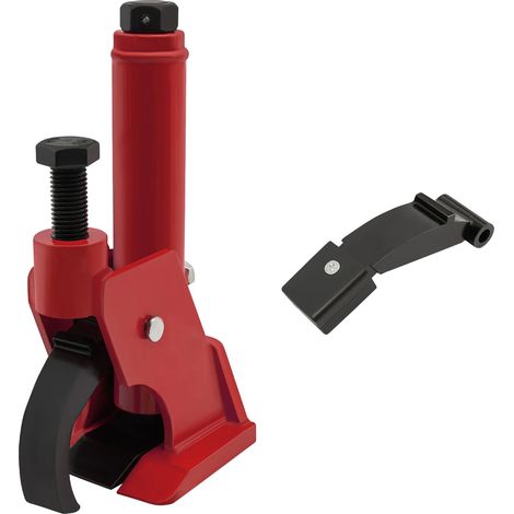 Desmontador manual de talones de neumáticos, compatible con varios vehículos, construcción duradera, color rojo. (1/2)