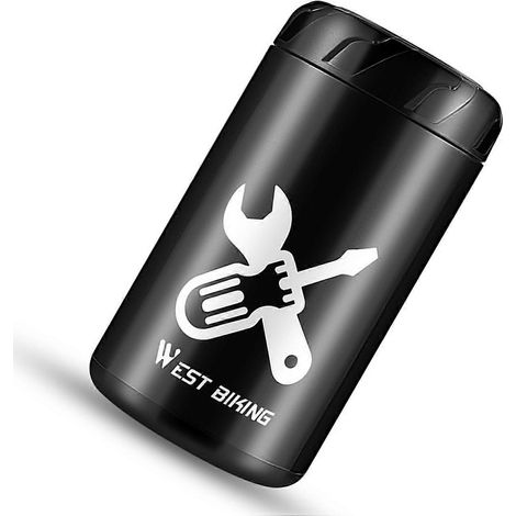 Bouteille de rangement pour outils de réparation de vélo, boîte à outils étanche pour VTT et vélos de course