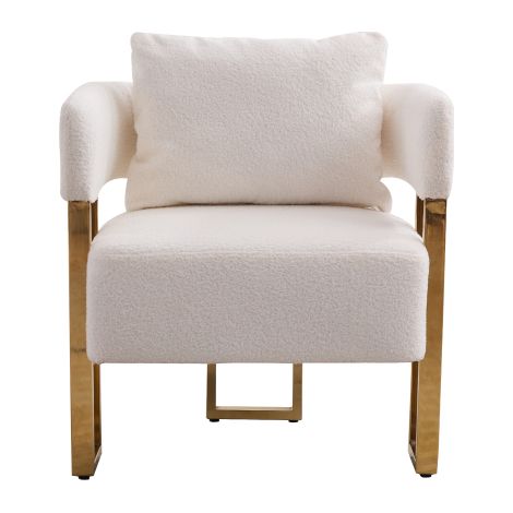 Canapé à la fois minimaliste et luxueux, conçu comme un fauteuil de loisir individuel pour le salon, le balcon ou le chambre. Élégant et généreux dans sa composition (1/5)